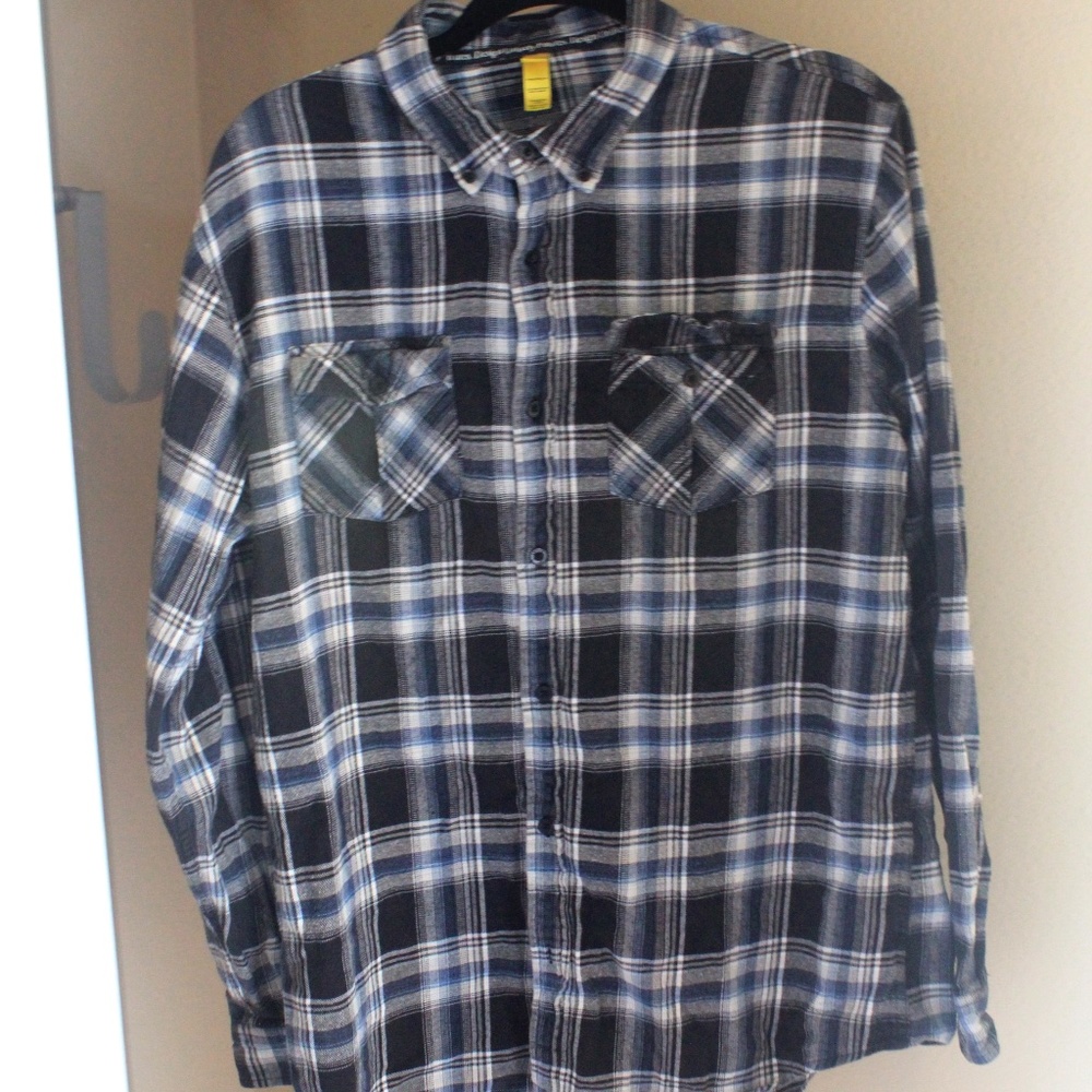 SICK DARK BLUE FLANNEL